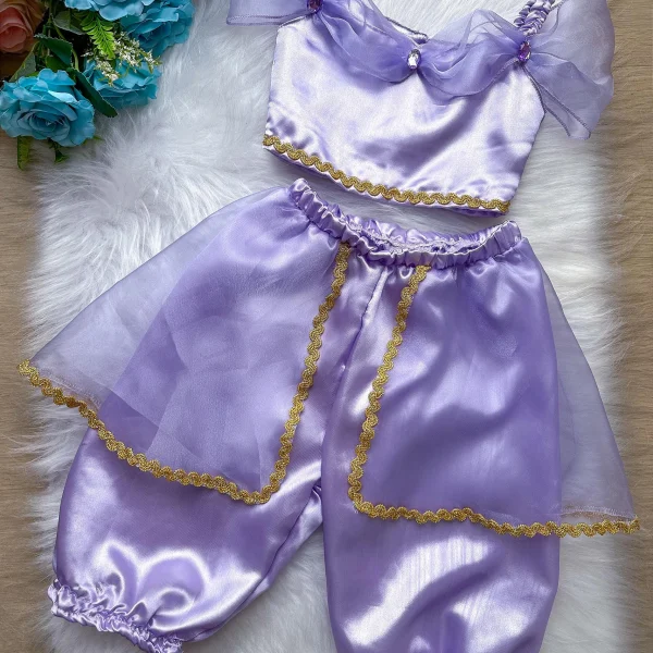Fantasia Princesa Belli Princesa Jasmine Lilas