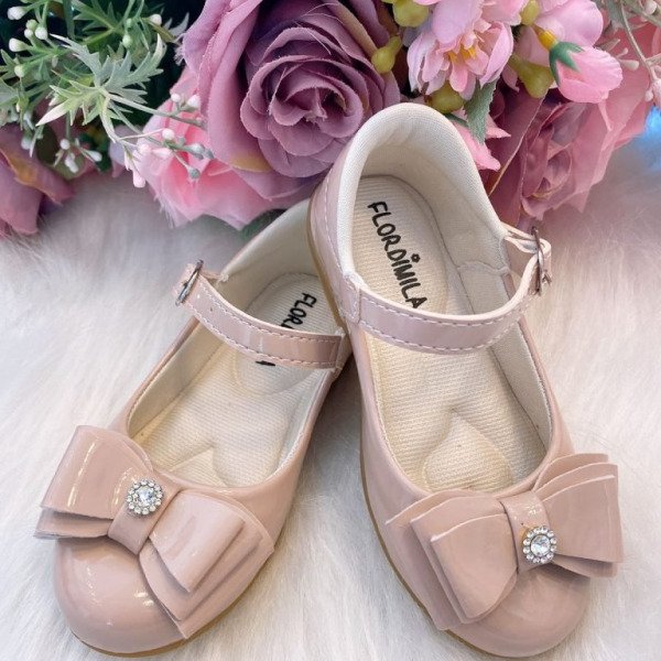 Sapatilha Flor Di Mila Alice Nude – Rose